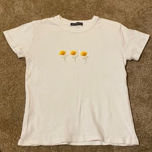 Brandy Melville Flower Tee